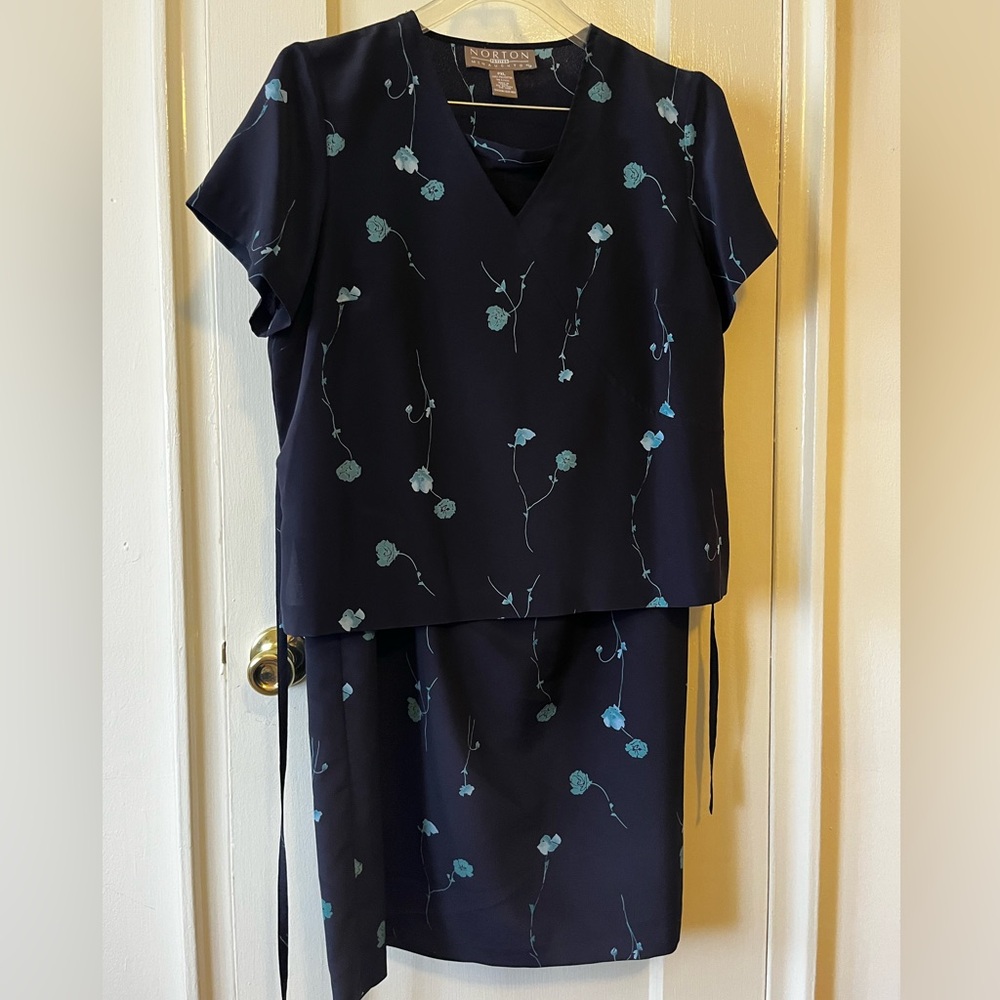 Norton Navy Skirt Set